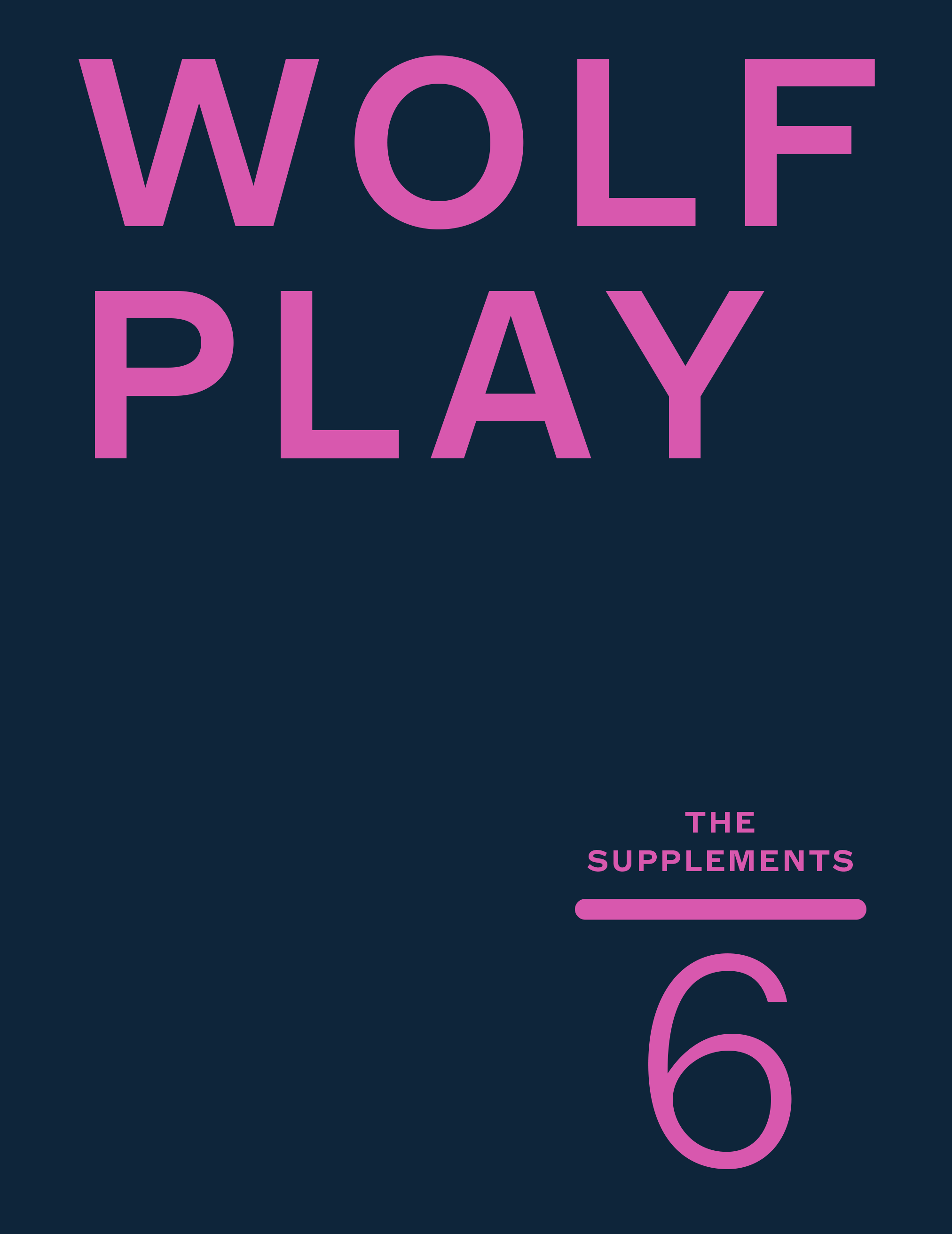 The Supplements: Wolf Play