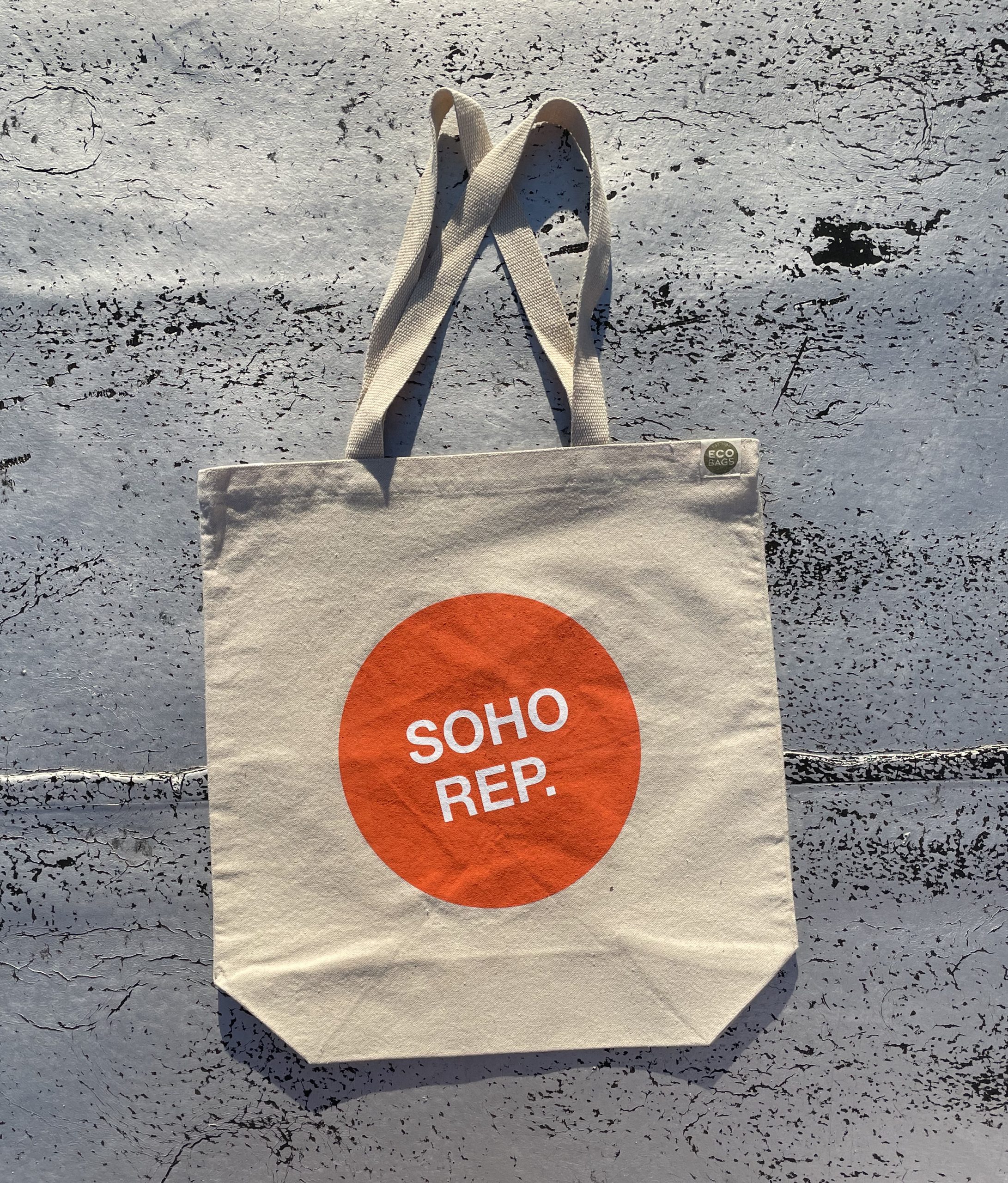 Soho Rep Tote Bag: Orange